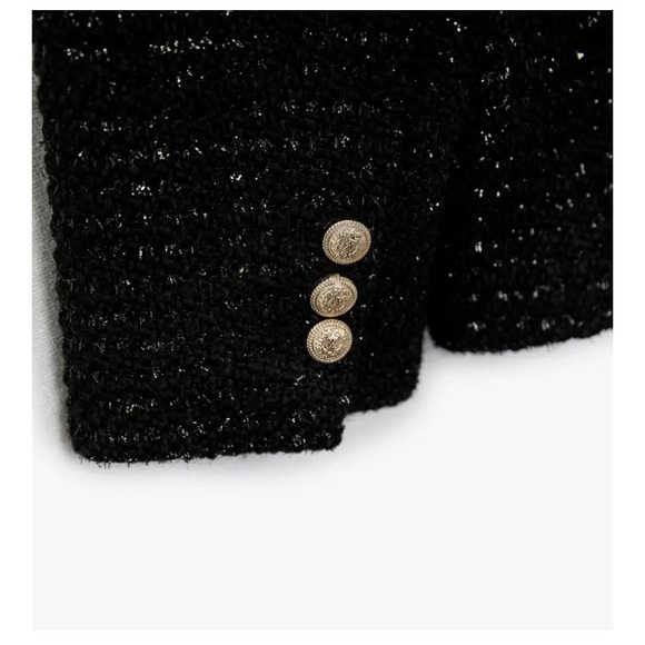 NWT ZARA never been worn blazer . Size L - Picture 3 of 5